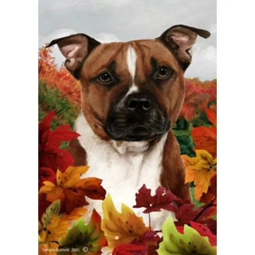 Fall Garden Flag (TB) - Pit Bull Terrier 132541