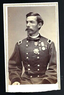 Civil War CDV Union General Alfred Duffie 1st Rhode Island Cavalry