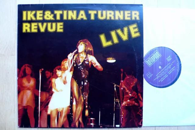 LP Ike & Tina Turner - Revue Live - D Bellaphon