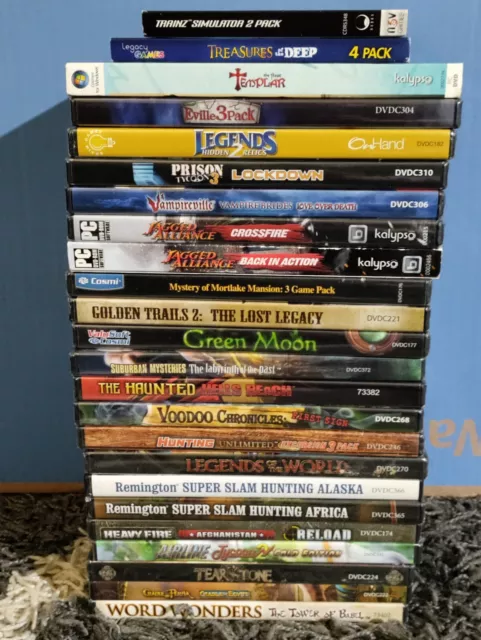 2000s & 2010s RARE PC Games Brand New Sealed Choose.