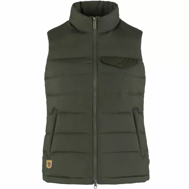 Fjällräven Greenland Bas Doublure Gilet Damen-Daunenweste Down-Veste Vert Neuf