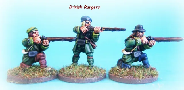 French & Indian War - British Rangers Firing Pack x 6