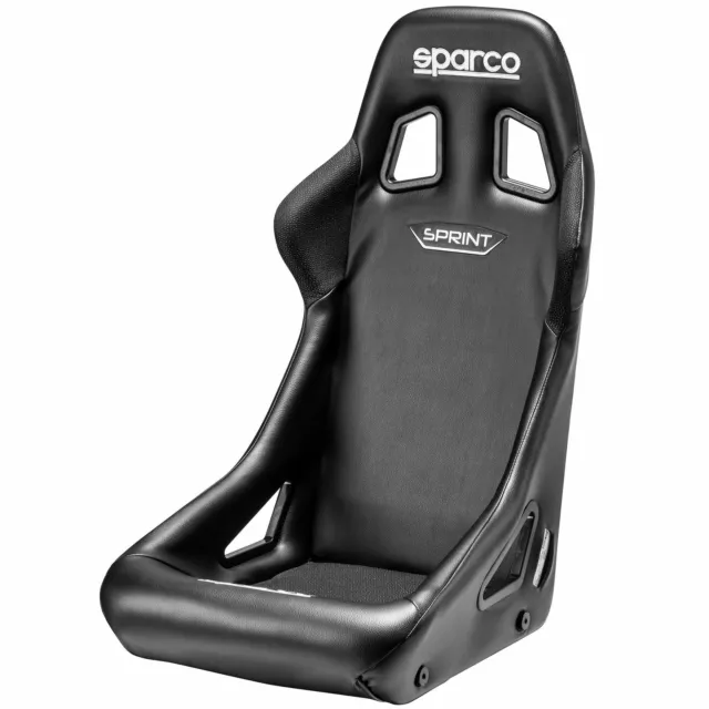 Sparco Sprint Sky (Black Vinyl) Race / Rally / Motorsport  FIA Approved Seat