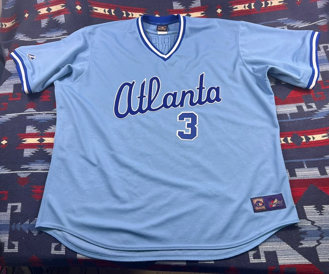 1982 Retro Throwback Atlanta Braves Dale Murphy Jersey XXXXL 4XL 56 Vtg Warm Up 1982 Retro Throwback Atlanta Braves Dale Murphy Jersey XXXXL 4XL 56 Vtg Warm Up