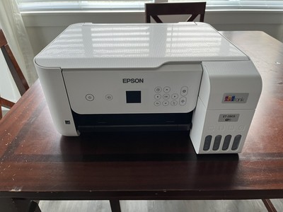 EPSON ECOTANK ET-2760 Supertank Color Inkjet All-in-One Printer - White Â£89.45 - PicClick UK