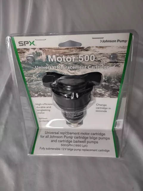 SPX Johnson Bilge Pump Motor 500 GPH Universal Replacement Cartridge