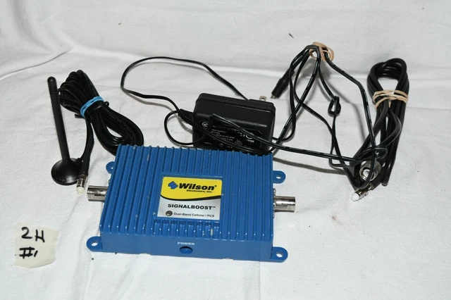 Wilson 811210 SIGNALBOOST Dual Band Booster Amplifier With Antenna / Plug 2h