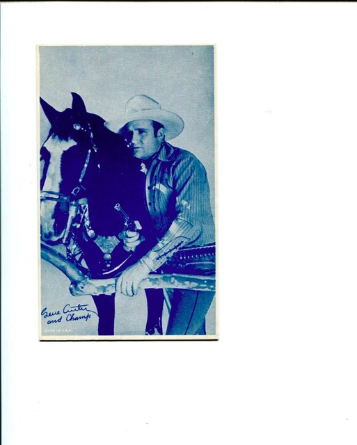 Gene Autry Western Actor Singing Cowboy Post Card Arcade Photo #8