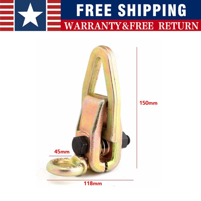 2 Way 3 Ton Self-Tightening Mini Pull Frame Back Clamp Body Repair Dent Puller