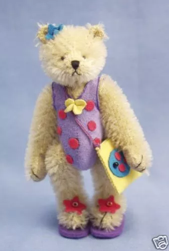 Deb Canham  "Beach Belle"  Hot Edition Bear-Miniature Jointed Mohair Bear