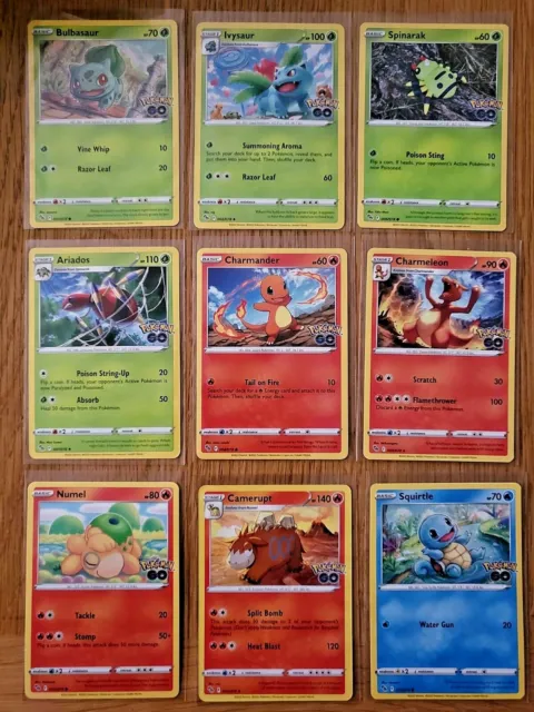Pokemon GO TCG - 42 Card Bundle - Master Set of All Common/Uncommon Non Holo's!!