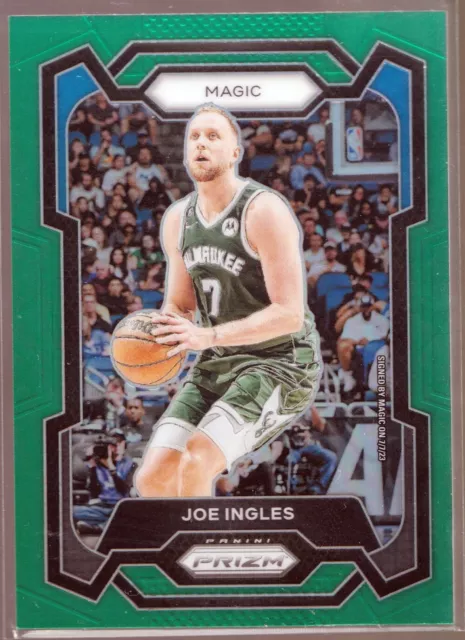 2023-24 Panini Prizm Prizms Green #296 Joe Ingles