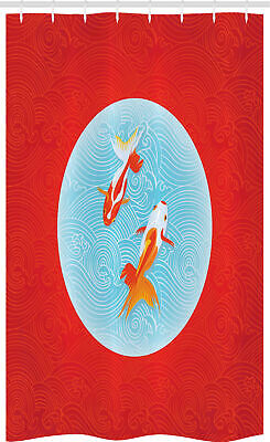 Creation Poisson rouge Rideaux de Douche Stalle Concept Arbre poissons Création 