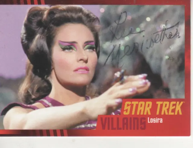 Lee Meriwether Signed 2013 "Star Trek" Tos Heroes & Villains #88 - Losira