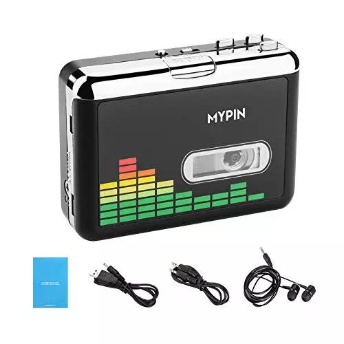 MYPIN Lecteur de Cassette Autonome Audio numérique USB Musique/Cassette