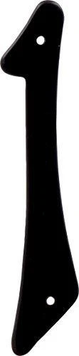 841618 Black 4-Inch Nail Die Cast Aluminum, House Number 1 #1
