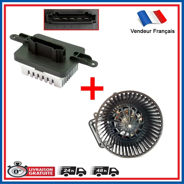 Partsline Pulseur D'Air AVEC Résistance De Chauffage Ventilation Climatisation Et Connectique U 792754 Partsline Pulseur D'Air AVEC Résistance De Chauffage Ventilation Climatisation Et Connectique U 792754
