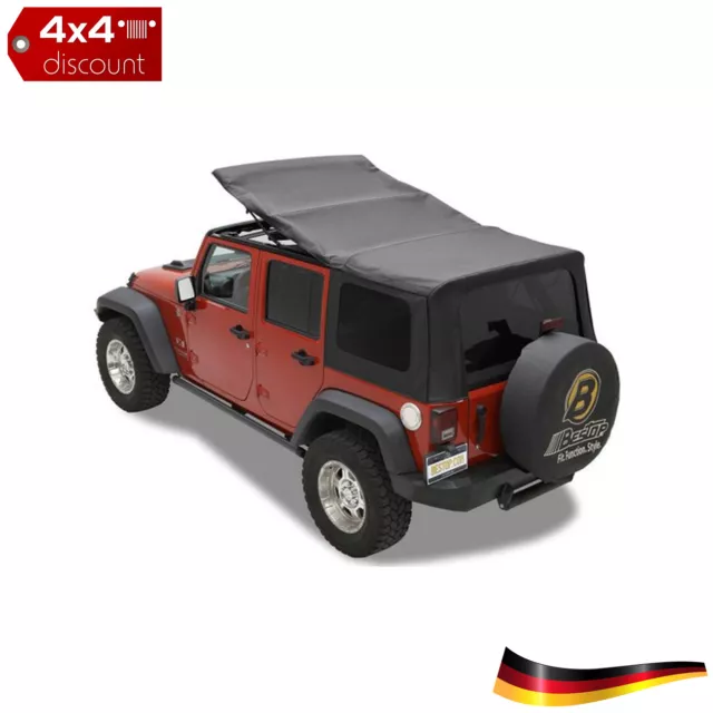 Ersatzverdeck, JK Wrangler Unlimited (4- Türer) Schwarzer diamant Wrangler JK