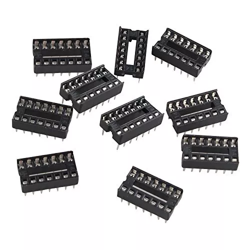 Futheda 10PCS 14 pin 2.54 mm Pitch DIP/Dil IC prese saldare tipo (n6W)