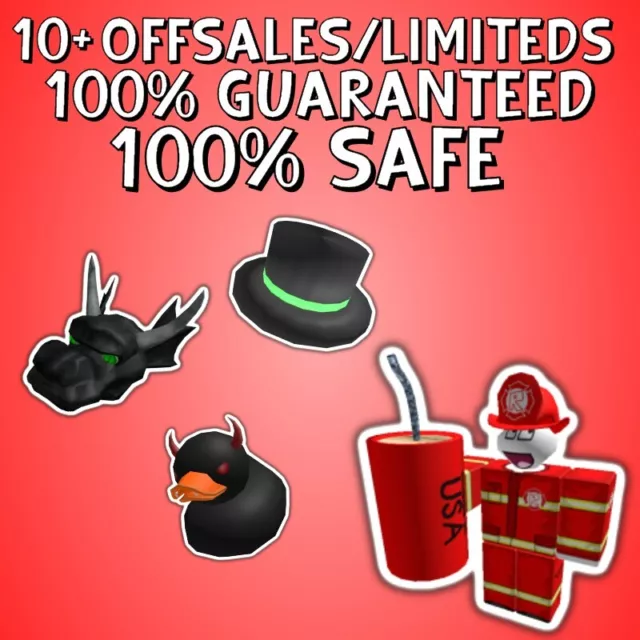 ROBLOX OG 2006-2014, 6-10+ OFFSALES / LIMITEDS, SENT FAST TO YOU