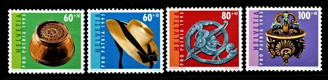 Schweiz Satz MiNr. 1548-1551 von 1995 Pro Patria Postfrisch N 0768