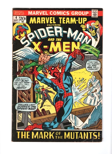 Marvel Team Up #4 Spider-Man & X-Men VS. Morbius 1972 Bronze Age High-Def Scan