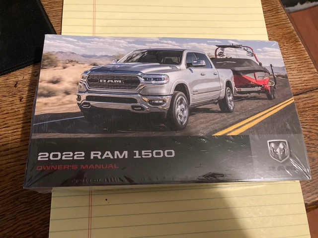 2022 Dodge Ram 1500 Owners Manual With Case New (Sealed) OEM