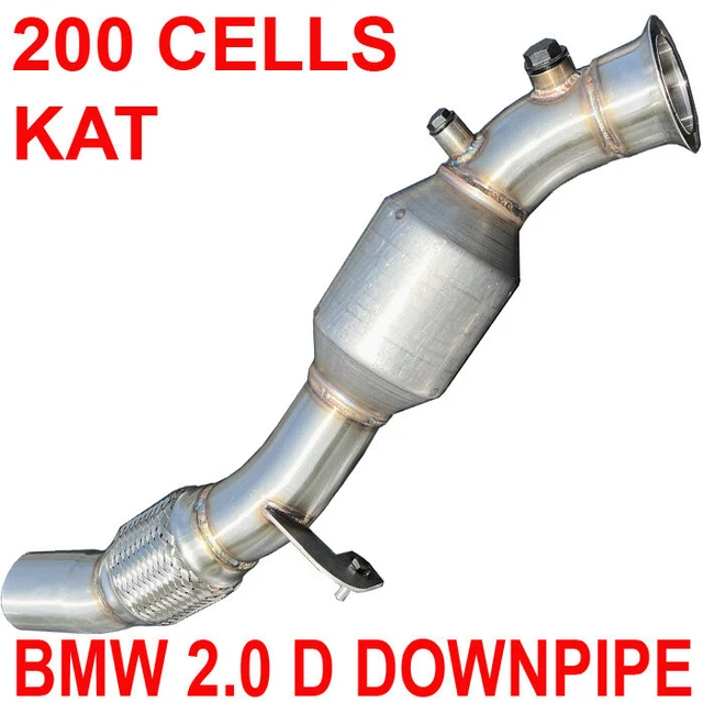 DEFAP Abgasrohr Partikelfilter FAP DPF BMW X3 2.0 150PS EDELSTAHL