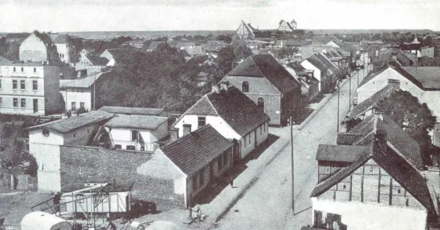 Wongrowitz/ Wągrowiec- Blick auf die Stadt (Posen) 1925