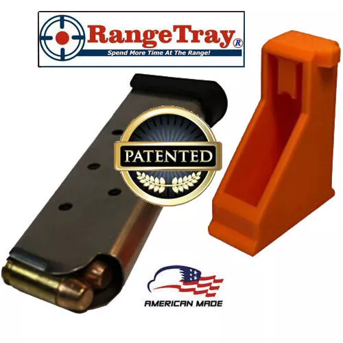 RangeTray Magazine Loader SpeedLoader for Sig Sauer P220 45 acp 1911 ORANGE