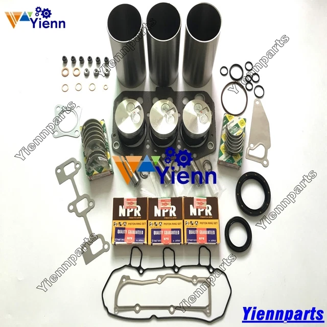 3TNM74 3TNM74F-SAKV Overhaul Rebuild Kit For Yanmar John Deere 1023E Tractor