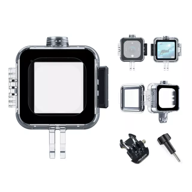 TELESIN 45M Waterproof Housing Case Underwater Protector Cover For DJI Action 2