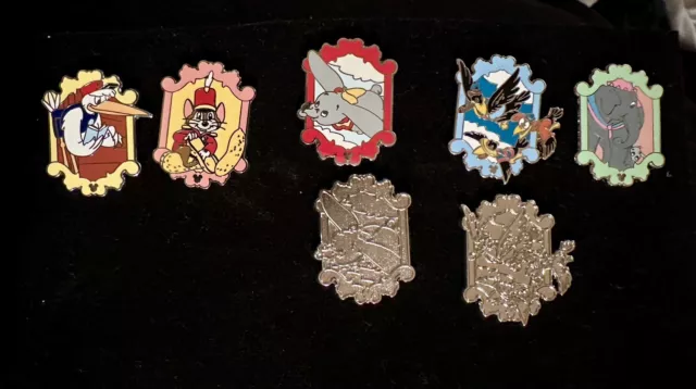 WDW - 2012 Hidden Mickey Series - Dumbo's Circus SET OF 7 PINS Disney Pin 91128