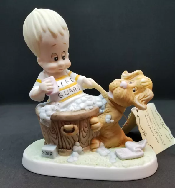 Possible Dreams Ltd, 1983 gt and friends, "Trust Me", Hand Painted Porcelain