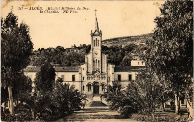 CPA AK ALGIERS Hospital Militaire du Dey - La Chapelle ALGERIA (1188764)