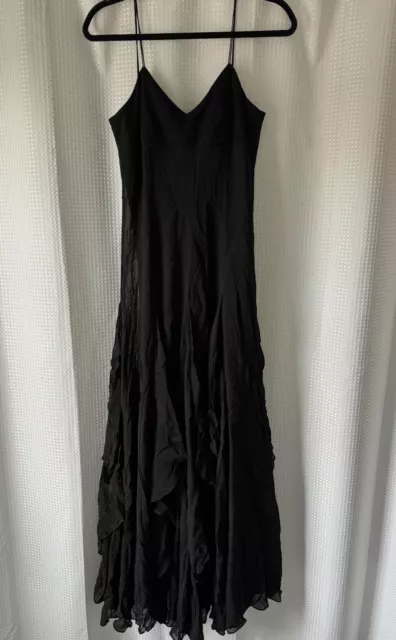 Gorgeous Ralph Lauren Black Flowing Dress