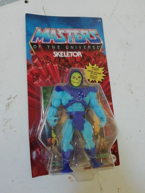 MATTEL MASTERS OF the Universe Origins Skeletor 200x - dans son emballage d'origine - NEUF EUR