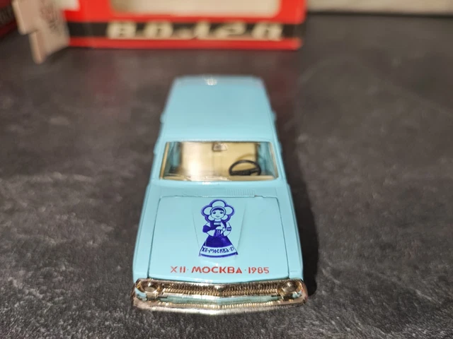 Miniature Voiture CHAIKA GAZ Noir - Novoexport CCCP 1/43 - Belle Pièce De Collection