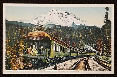Postcard of Scenic Railroad to, Mt. Rainier, Washington. 1910's.