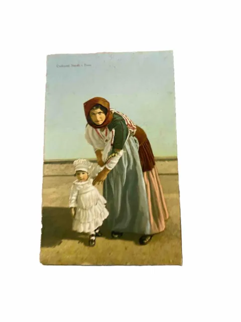 1902 costume di Bono (Sardegna - Sassari) - donna e bimba