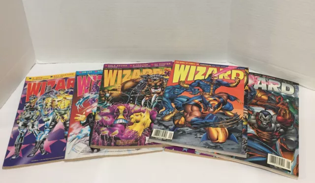 Wizard The Guide To Comics Book Lot Magazine