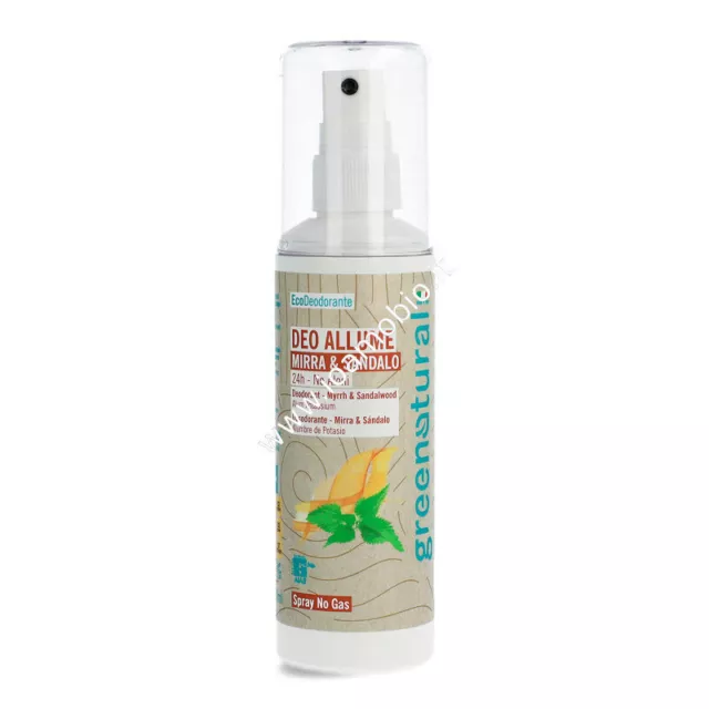 Deodorante Spray Mirra e Sandalo 100ml - Greenatural