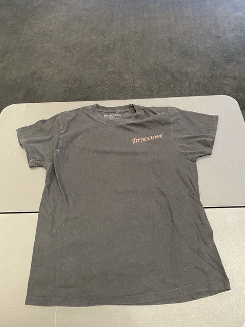 Fleetwood Mac On Tour  Black Graphic Band T-shirt Size Medium