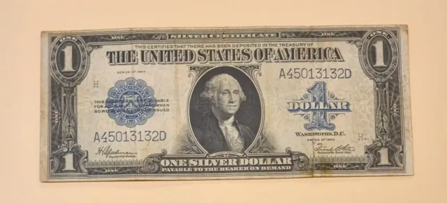 1923 $1 Silver Certificate Fr 237 Large Size Note UNRESERVED!!!