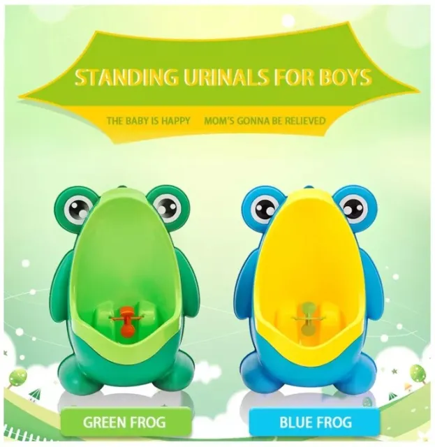 Frog Kids Urinal Children Pee Potty Toilet Training Boys Pee Trainer Bathroom