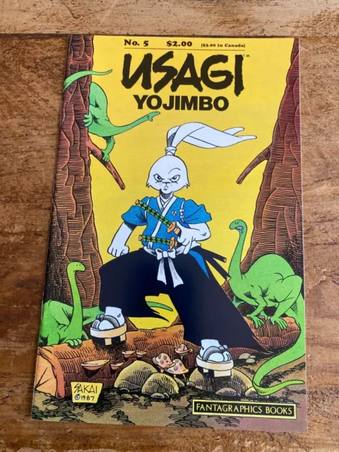 Usagi Yojimbo #5 Fantagraphics 1988 1st Print Stan Sakai H