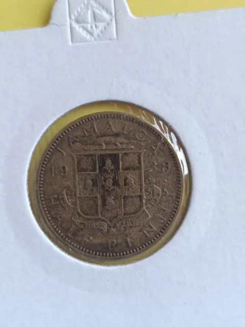 Jamaica 1/2 penny 1938 KM31