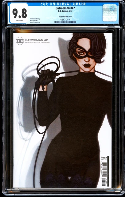 Catwoman #42 Jenny Frison Variant CGC 9.8 Lingerie Costume DC Comics NM/MT 2022