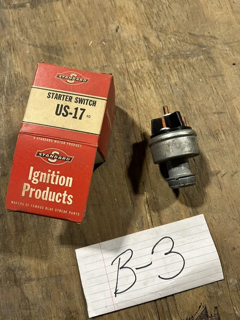 US-17 NEW OLD STOCK STANDARD Auto parts Ignition Switch Us17 Nos Contact NIB 60