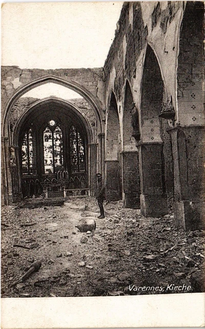 CPA Varennes - L'Eglise - Kirche - Ruines (1037471)